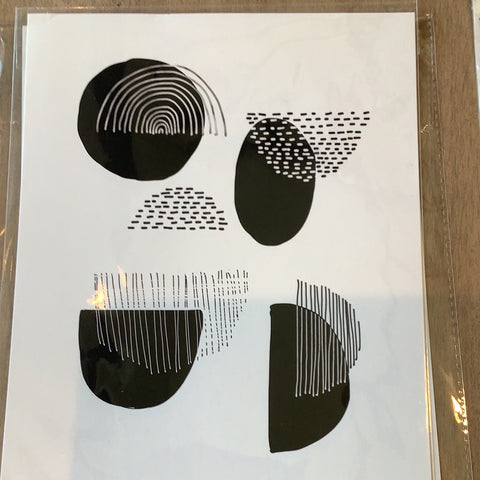 CLEARANCE: Abstract Shapes Print