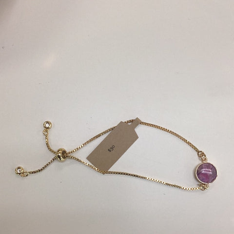 Purple Sunset Adjustable Bracelet by Enorah Jewelry