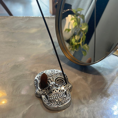 Skull Incense Burner Plate