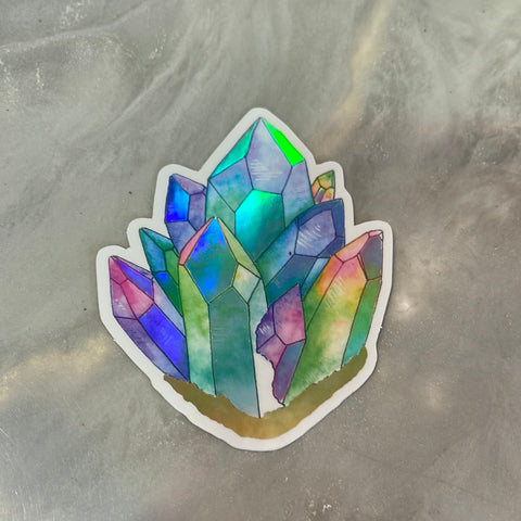 Crystal Holographic Sticker