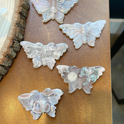 Flower Agate Butterfly