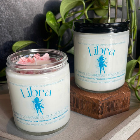 Zodiac Crystal Candle Collection