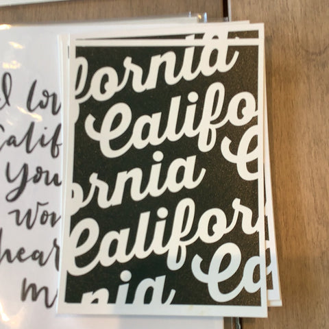 CLEARANCE: California 5x7s