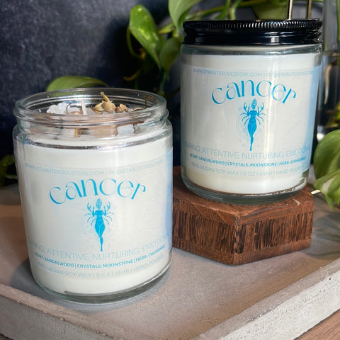 Zodiac Crystal Candle Collection