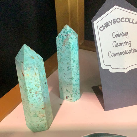 Chrysocolla tower