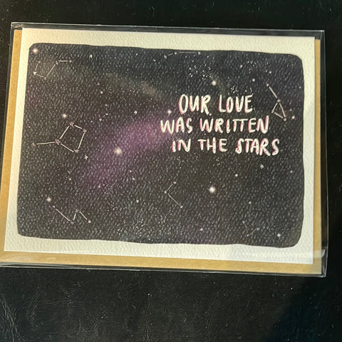 Love in the Stars Card