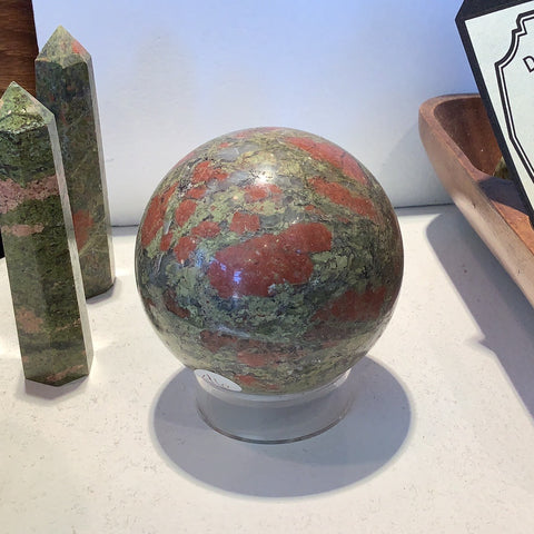 Unakite Sphere