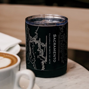 Sacramento CA Map Insulated Cup