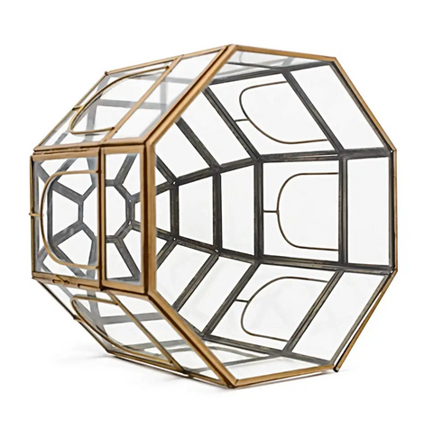 Bronze & Glass Terrarium