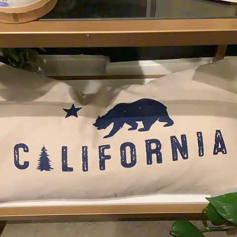 California Bear Pillow