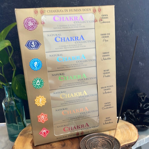 7 Chakra Complete Ayurvedic Incense Set