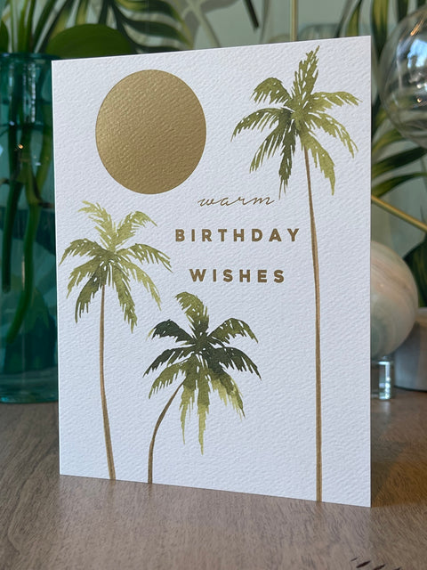 Warm Birthday Wishes Greeting Card