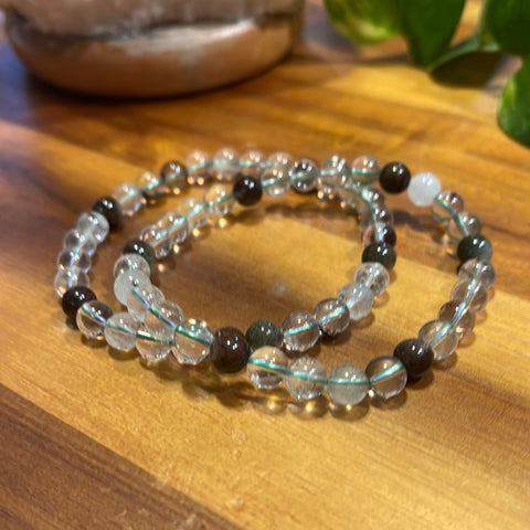 6mm Small Bead Crystal Bracelet