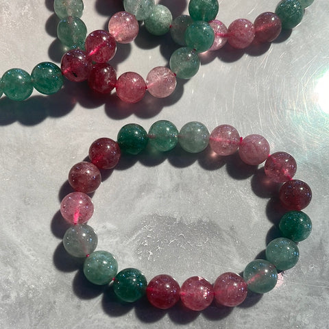 8mm Standard Bead Crystal Bracelet