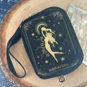Zodiac Wristlet Pouch