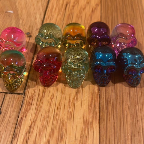 Glass Mini Skull