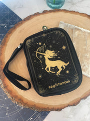 Zodiac Wristlet Pouch