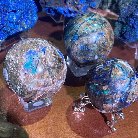Azurite Spheres