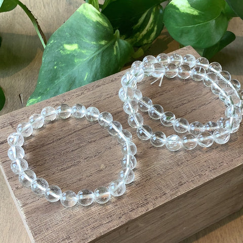 8mm Standard Bead Crystal Bracelet