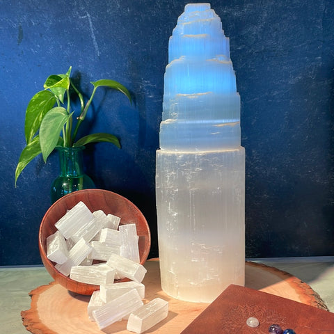 Selenite Lamp