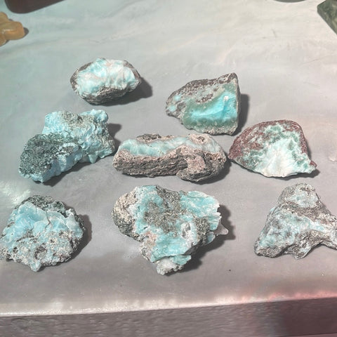 Raw Larimar