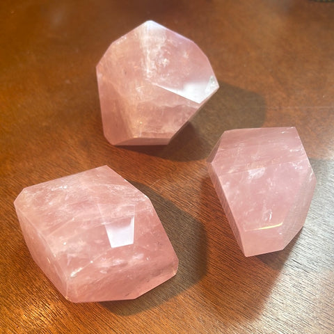 Rose Quartz Polished Polygon