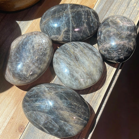 Black Moonstone Palmstone