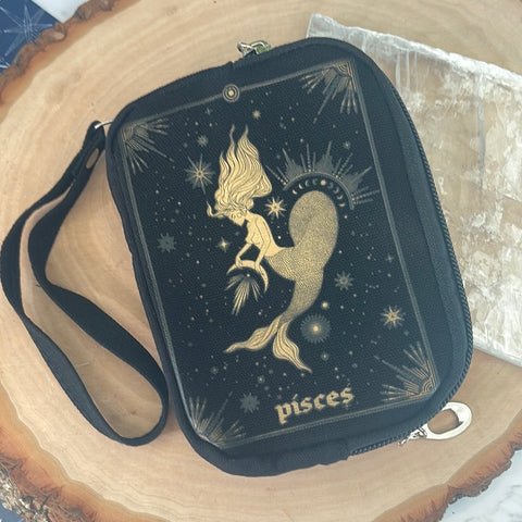 Zodiac Wristlet Pouch